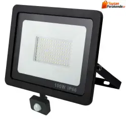 Jupiter 100W Sensörlü Led Projektör Beyaz Işık